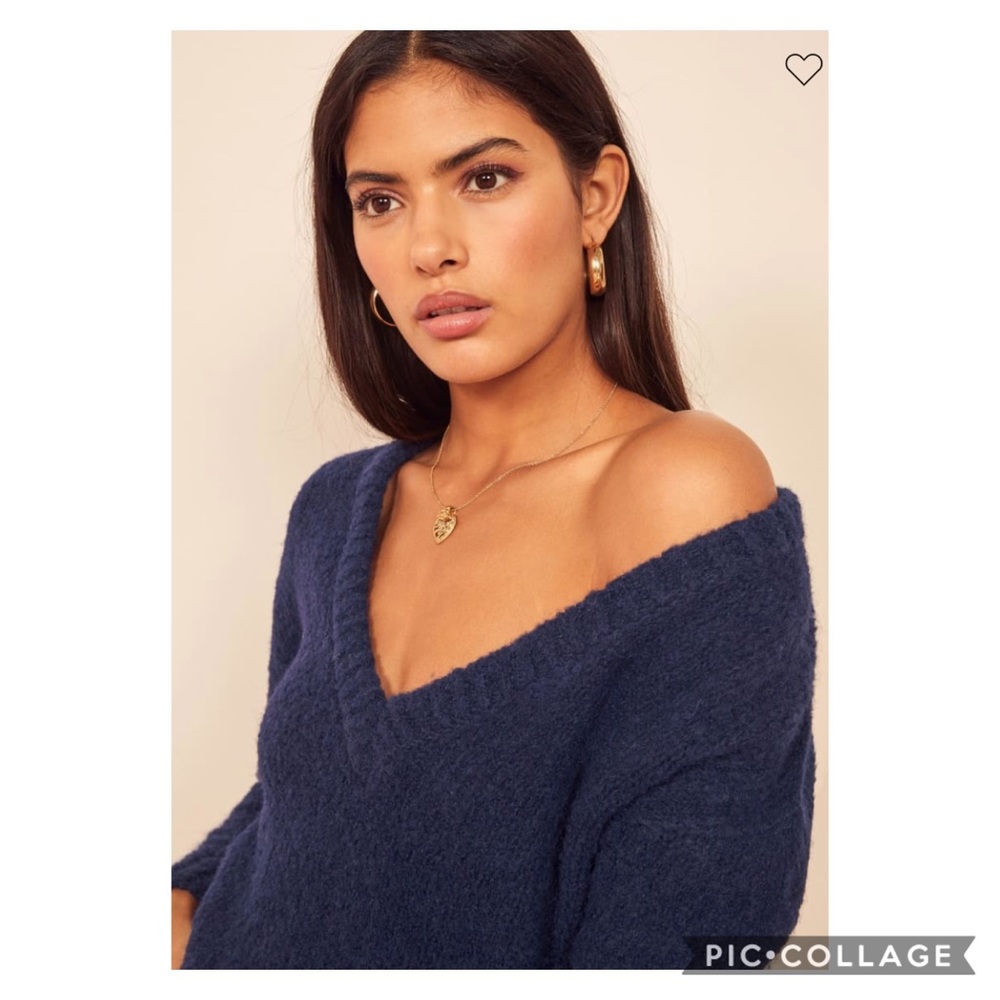 NEW! Reformation Amelia Alpaca Sweater - Picture 2 of 8